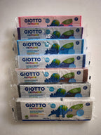 Set of 7 Giotto Patplume Modelling Doughs 350g | 100% Vegetable