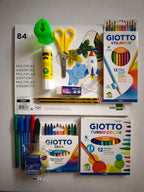 Kit Material Escolar 1.º Ciclo – Giotto, UHU, Pelikan, Liderpapel e Staedtler